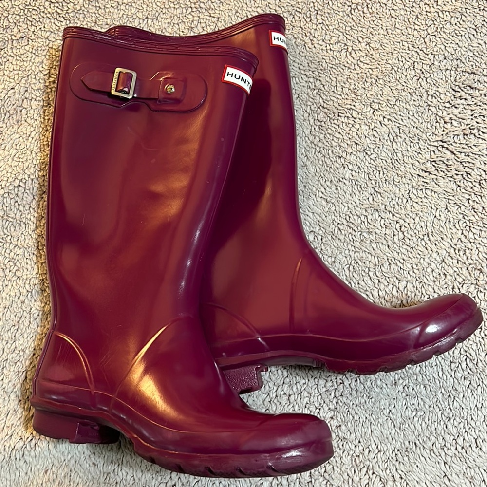 Unisex Hunter Rain Boots Men’s 7 Women’s 8